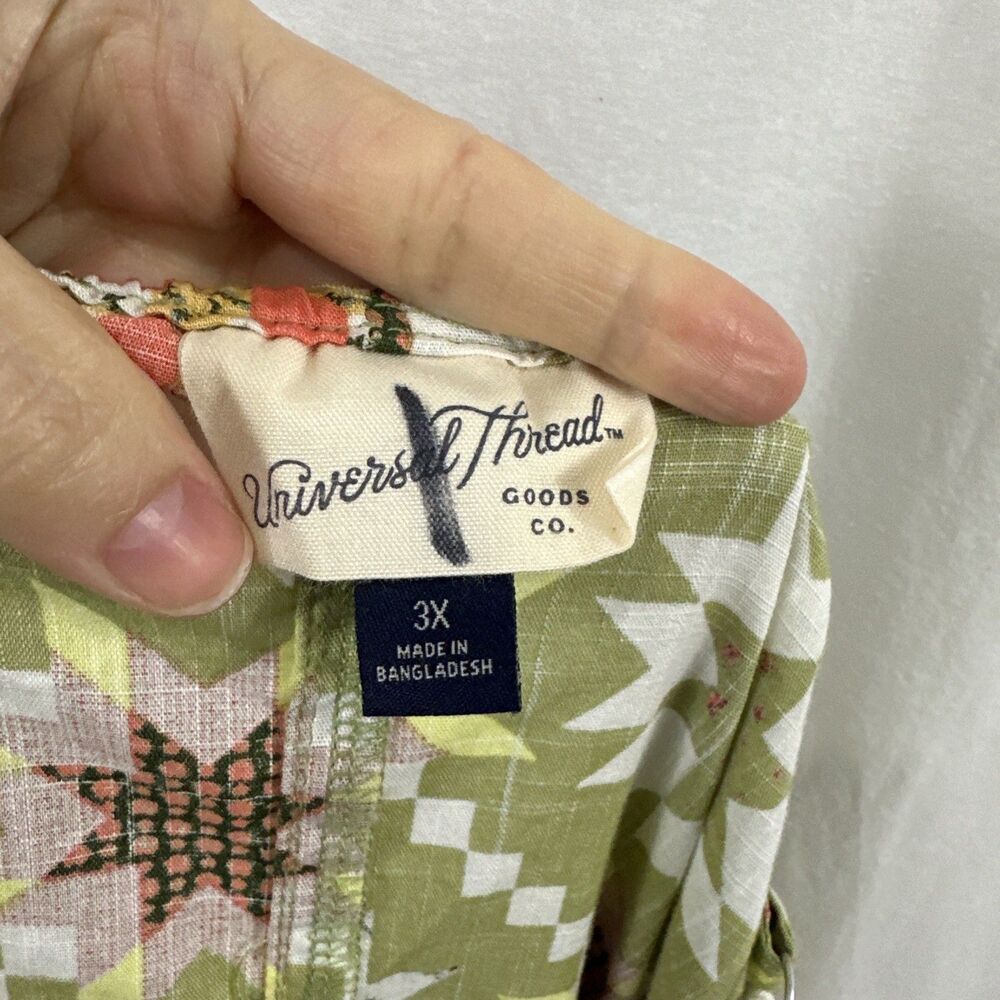 Universal Thread Green Patchwork Boho Grannycore … - image 3